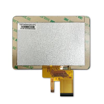 tela do módulo de 480x272 4.3inch TFT LCD com CTP, 12 horas, ST7282, exposição de RGB-24bit TN