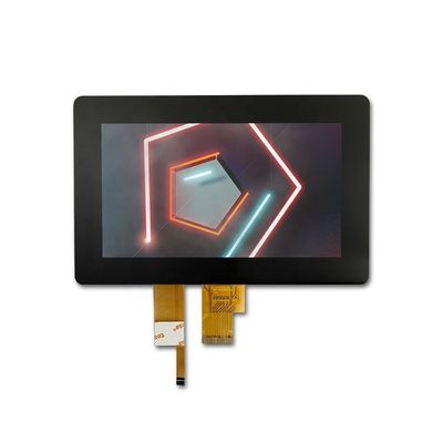 visualização ótica de tela táctil de 800nits TFT LCD, écran sensível capacitivo LVDS de 7.0inch Tft