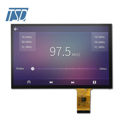 Polegada capacitiva 1024x800 360mA da visualização ótica de tela táctil 10,1 de TFT LCD