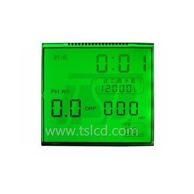 Ecrã LCD personalizado de sete segmentos monocromo para arma de temperatura