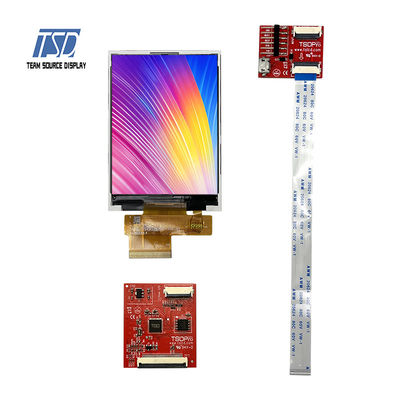 3,2 módulo 300nits TN transmissivo da polegada 240x320 ST7789V IC UART LCD