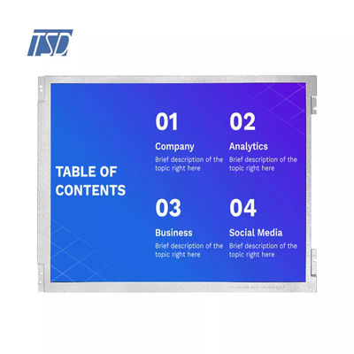 TFT 10,4 polegadas 800 x 600 tamanho médio painel de tela LCD módulo branco