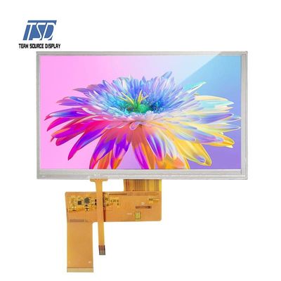 Interface RGB de 7 polegadas com resolução 800 x 480 Display LCD TFT com painel de toque resistivo