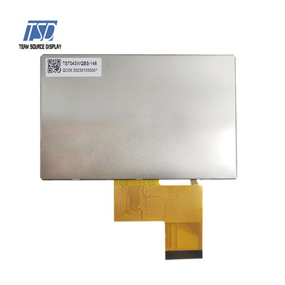 4,3 exposição do RGB 24bits 1000nits TSD IPS LCD da polegada para o uso exterior
