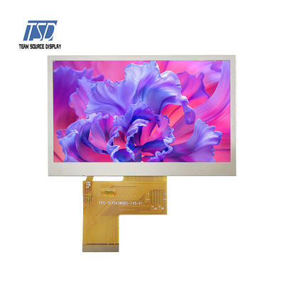 4,3 exposição do RGB 24bits 1000nits TSD IPS LCD da polegada para o uso exterior