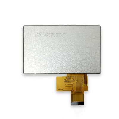 Vendas quentes 800x480 tela de TFT LCD de 5,0 polegadas painel do TN de 12 horas antiofuscante para a aplicação industrial