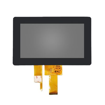 7 relação capacitiva do RGB do brilho do módulo 800x480 800cd/M2 de TFT LCD