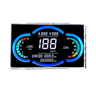 Monócromo Desenho LCD Personalizado Convertível 7 Segmento Para Speedometer