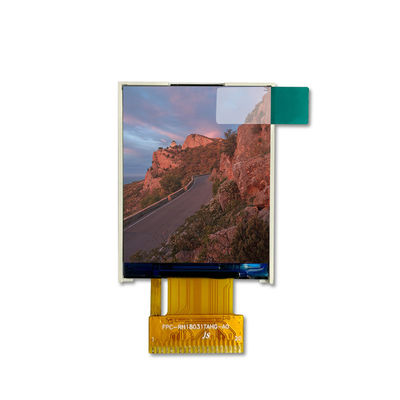 1,77 módulo da polegada 128x160 220nits GC9106 IC TFT LCD com relação de MCU