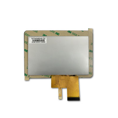 Exposição 480x272 de 4,3 IPS TFT LCD da polegada com o painel de toque capacitivo
