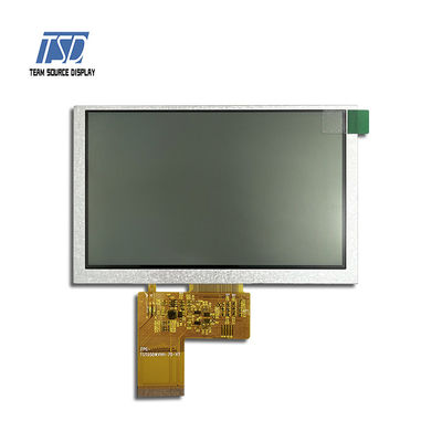Módulo 800xRGBx480 da exposição de 5 IPS TFT LCD da relação de TTL da polegada